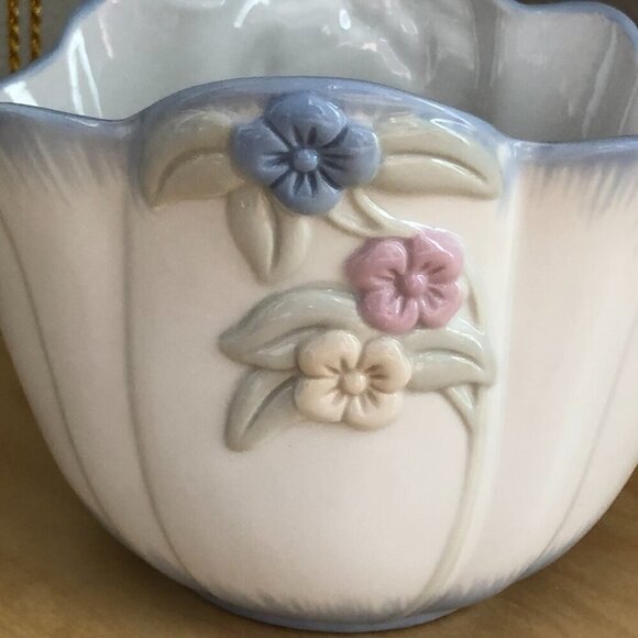 Vintage 1992 FTD Especially for You Oval Floral Vase - Arrangement Bowl - Picture 4 of 7